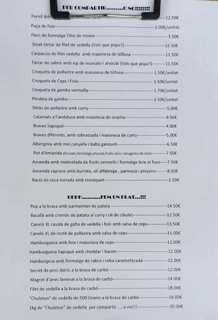 Menu_SAPS QUÈ RESTAURANT(TANCAT PER VACANCES FINS EL DIA 2 D’OCTUBRE)_Sant Hilari Sacalm_image_2