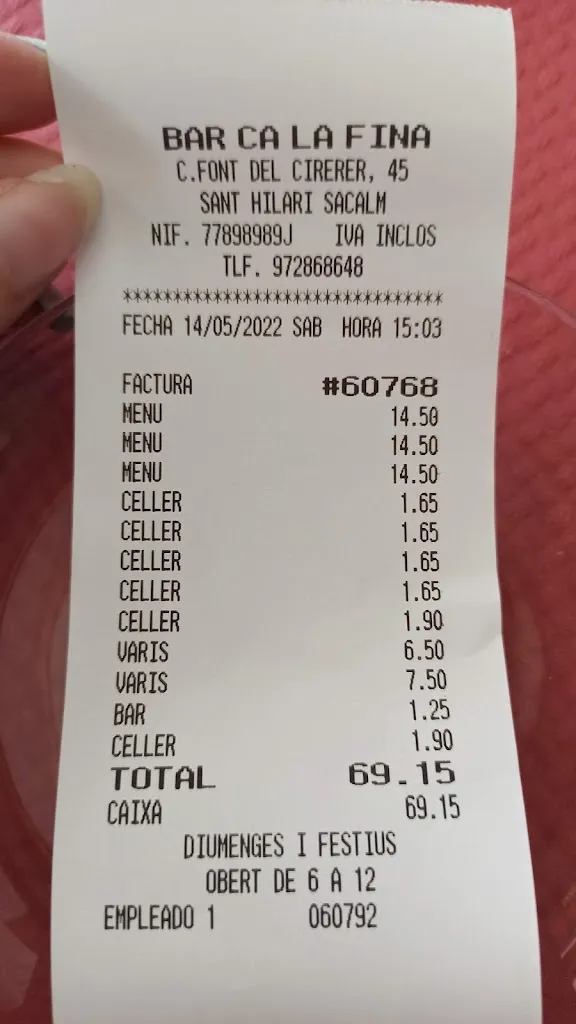 Vane López_Ca la Fina_Sant Hilari Sacalm_review