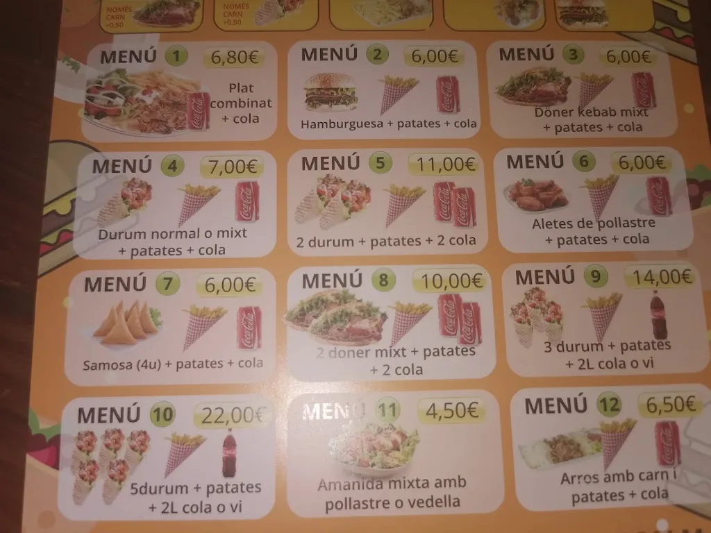 Menu_kebab Pizzeria Toc Bar_Sant Hilari Sacalm_image_3