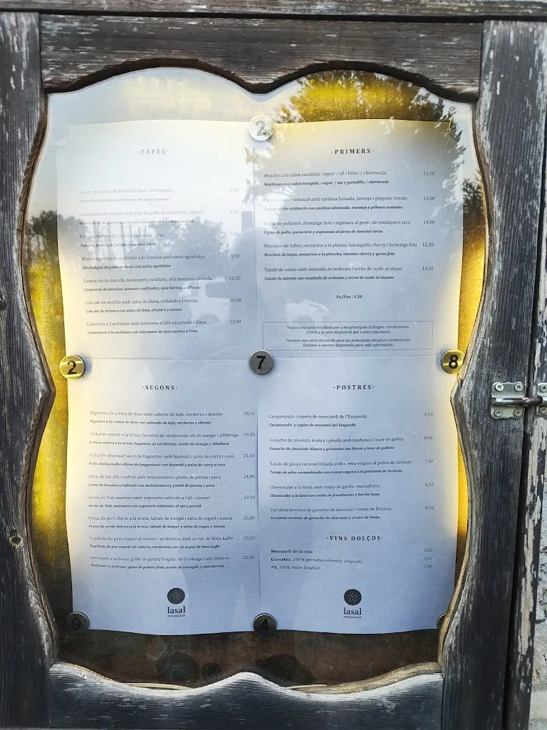 Menu_La Sal Restaurant_Sant Miquel de Fluvià_image_1