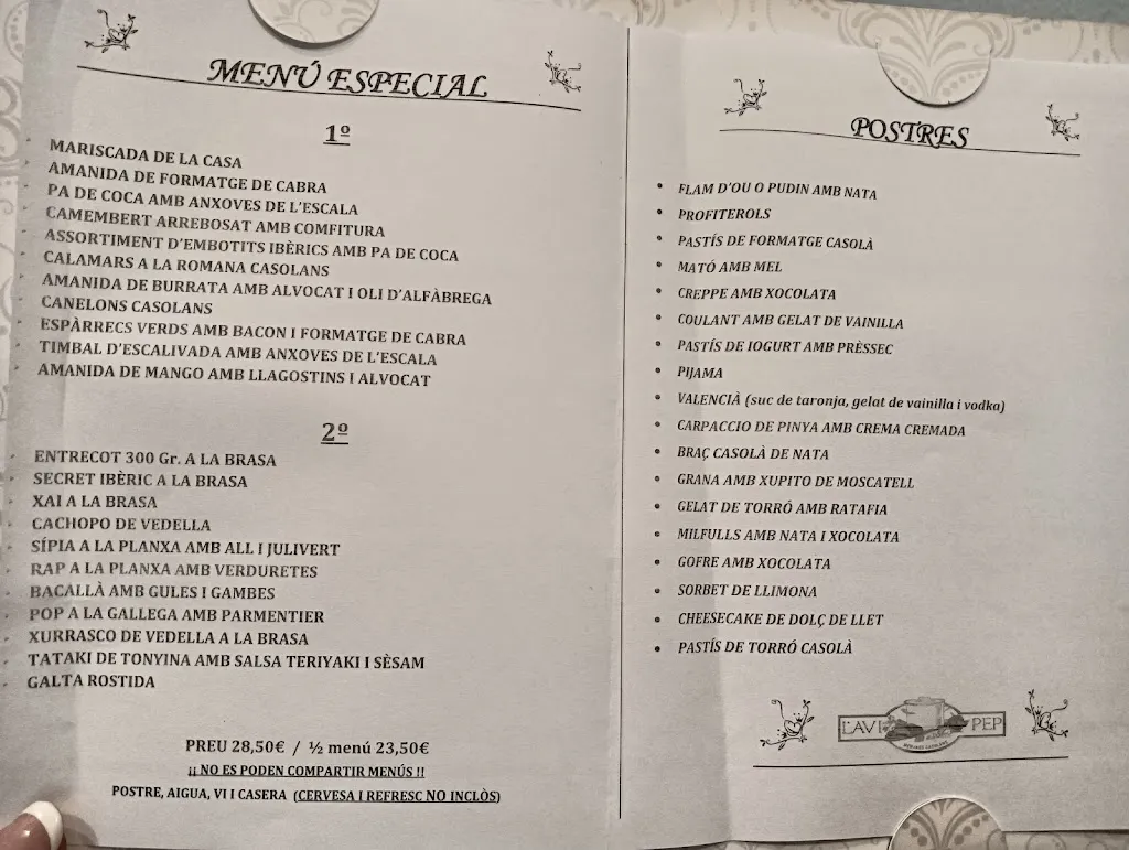 Menu_L' avi Pep Restaurant_Sant Miquel de Fluvià_image_1