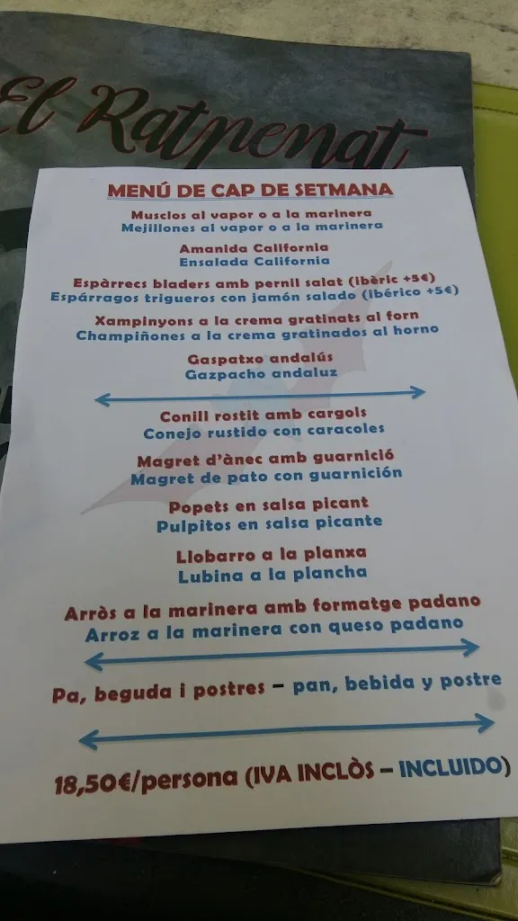 Menu_Restaurant El Ratpenat_Sant Pere Pescador_image_4