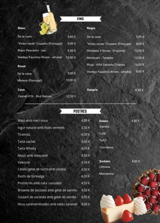 Menu_Bar Restaurant La Cantonada_Sant Julià del Llor i Bonmatí_image_2