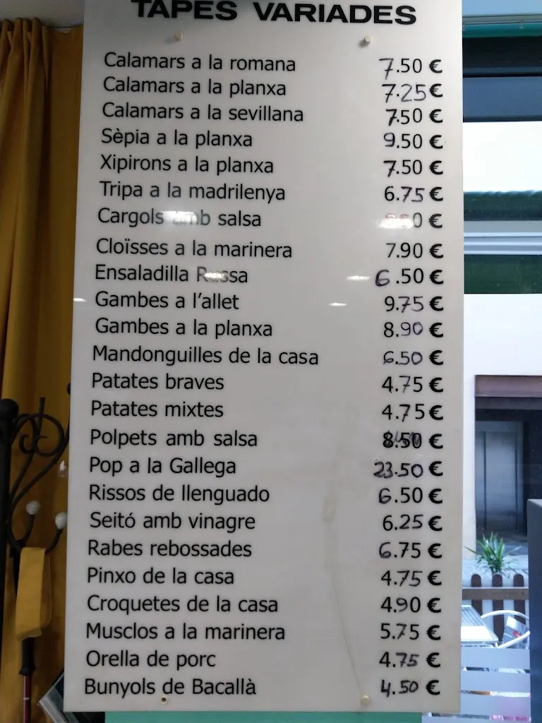 Menu_SNACK BAR ÀNGEL_Sant Julià del Llor i Bonmatí_image_1