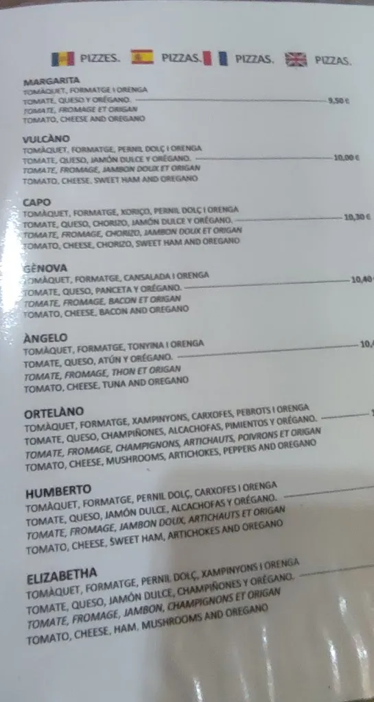 Menu_RESTAURANT PIZZERIA VENÈCIA_Sant Julià del Llor i Bonmatí_image_1