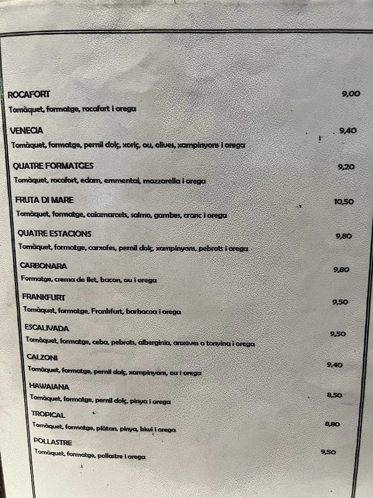 Menu_RESTAURANT PIZZERIA VENÈCIA_Sant Julià del Llor i Bonmatí_image_3