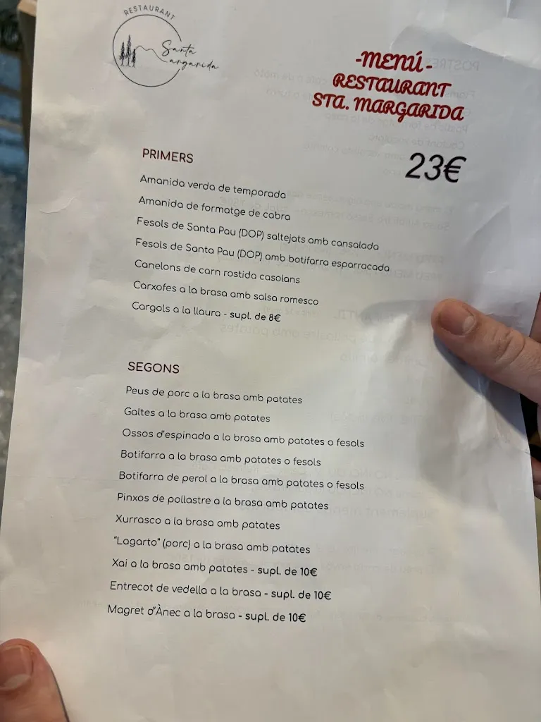 Menu_Restaurant Santa Margarida_Santa Pau_image_1