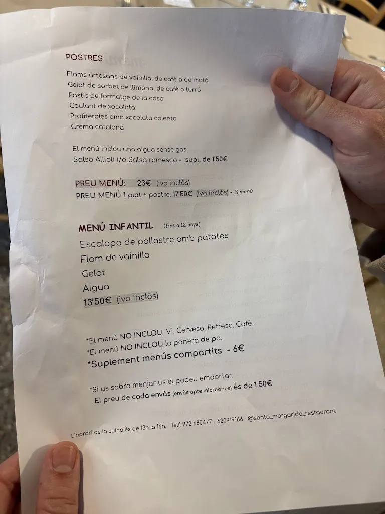 Menu_Restaurant Santa Margarida_Santa Pau_image_2