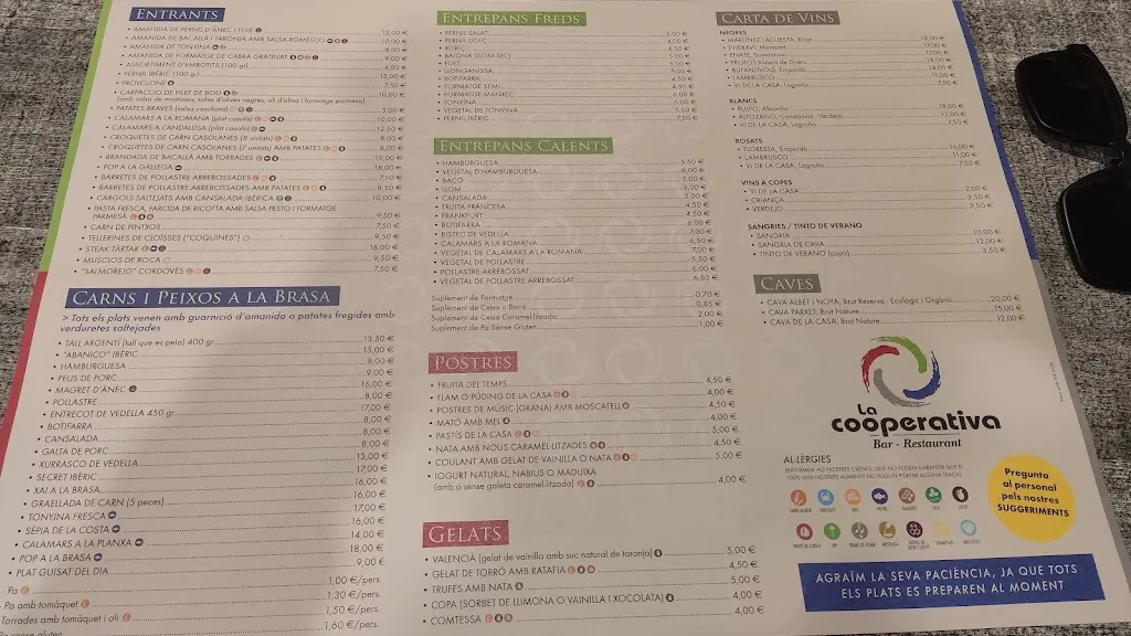 Menu_Restaurant La Cooperativa(Sarria de Ter)_Sarrià de Ter_immagine_2