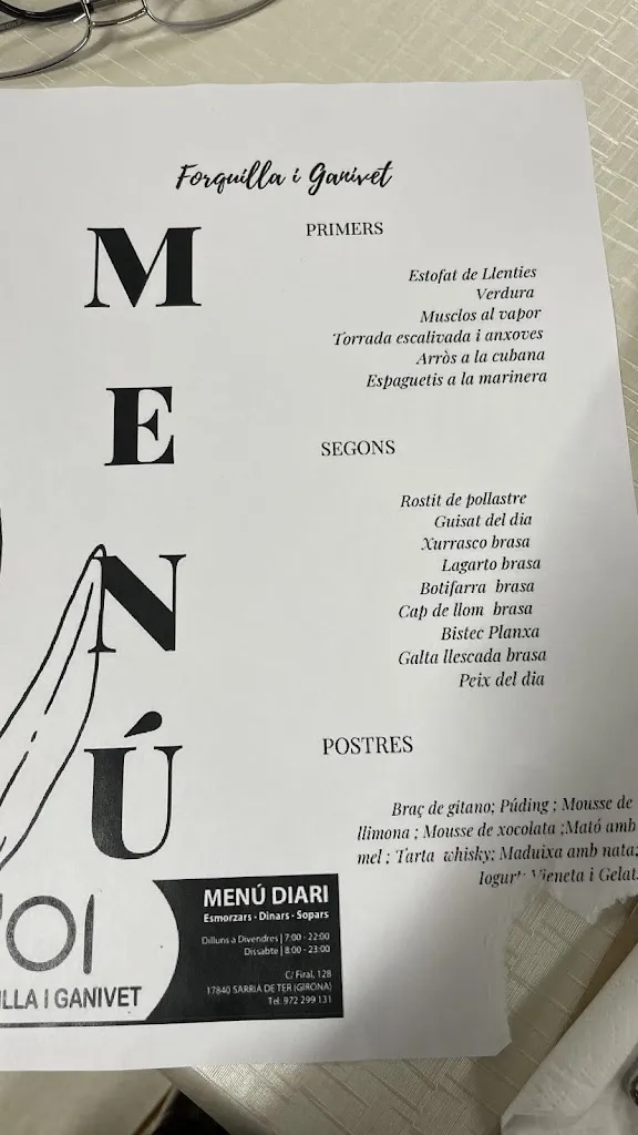 Menu_Forquilla i ganivet_Sarrià de Ter_image_4