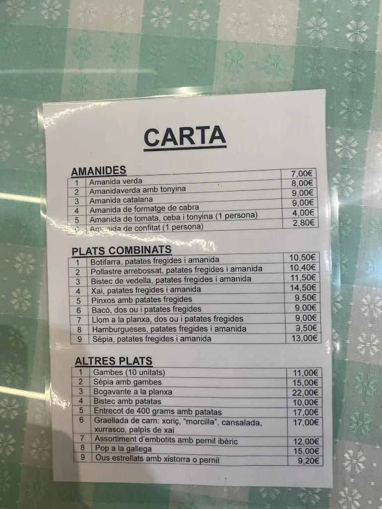 Menu_Restaurant la pastora_Sarrià de Ter_image_2