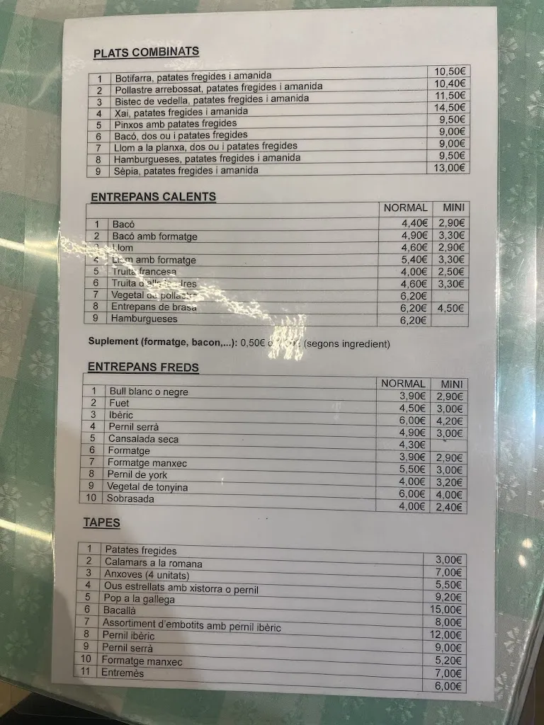 Menu_Restaurant la pastora_Sarrià de Ter_image_3