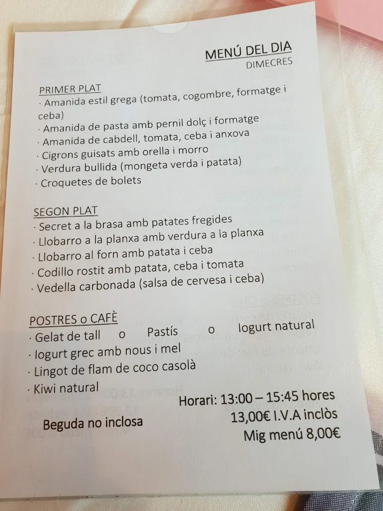 Menu_Restaurant Can Xerta_Santa Cristina dAro_image_2