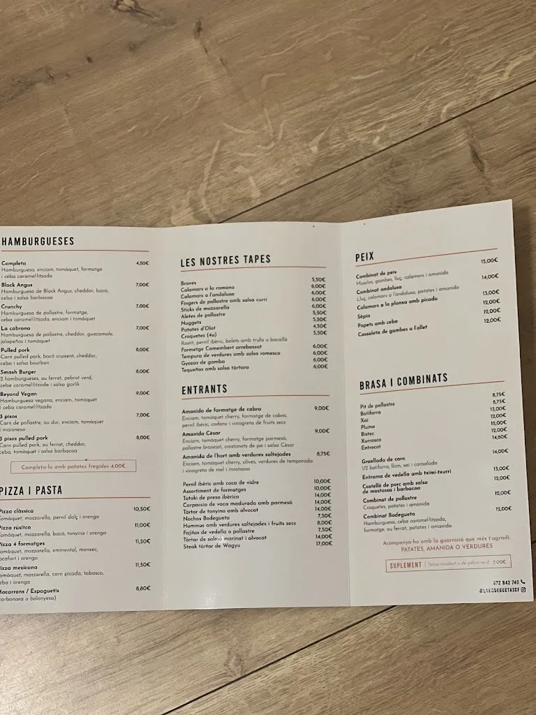 Menu_La Bodegueta_Santa Coloma de Farners_image_1