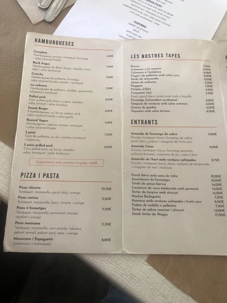 Menu_La Bodegueta_Santa Coloma de Farners_image_4