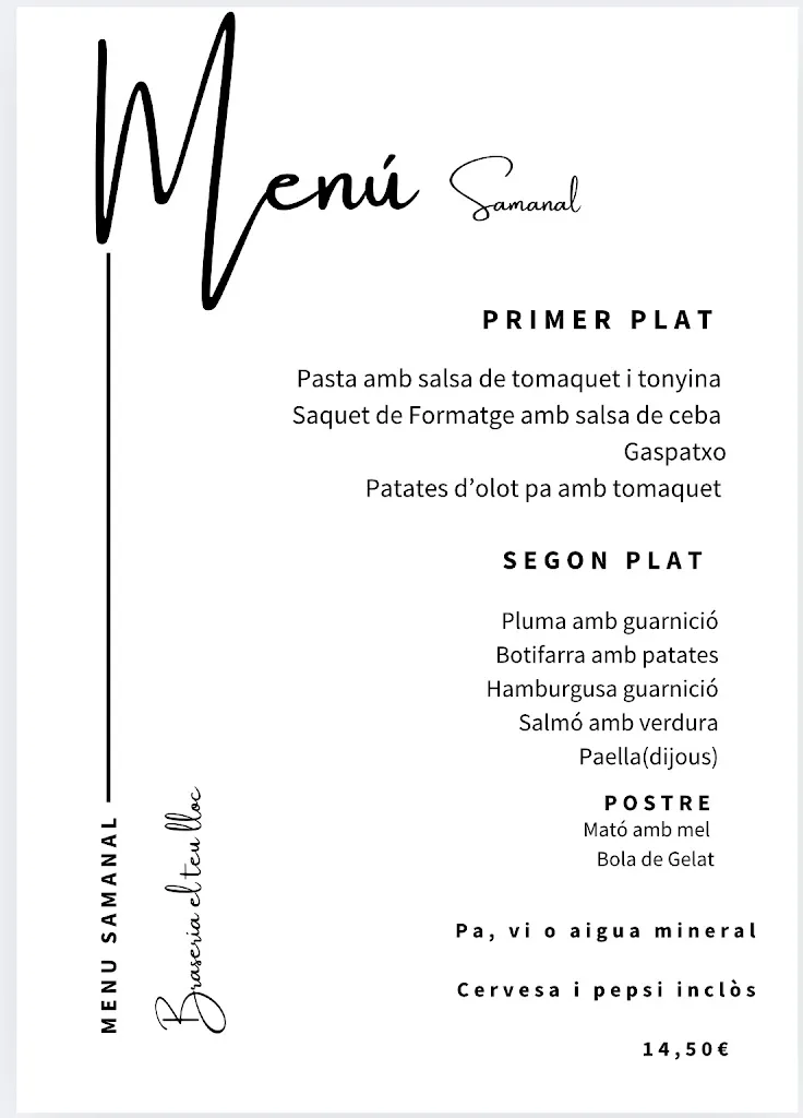 Menu_Braseria El Teu Lloc_Santa Coloma de Farners_image_1