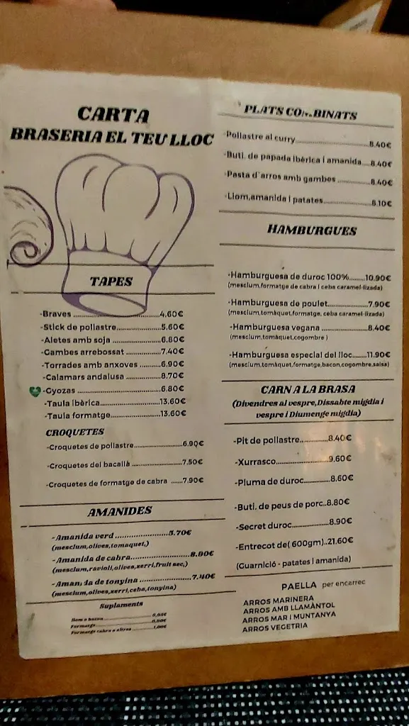 Menu_Braseria El Teu Lloc_Santa Coloma de Farners_image_2