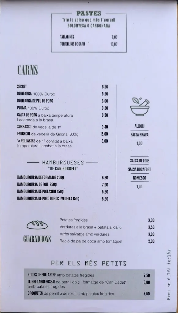 Menu_EL TAP _Santa Coloma de Farners_image_2