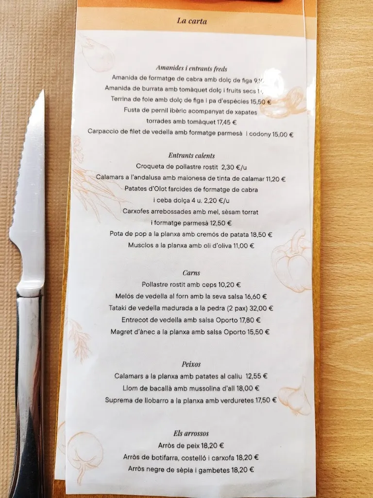 Menu_Mumm Restaurant_Santa Coloma de Farners_image_3