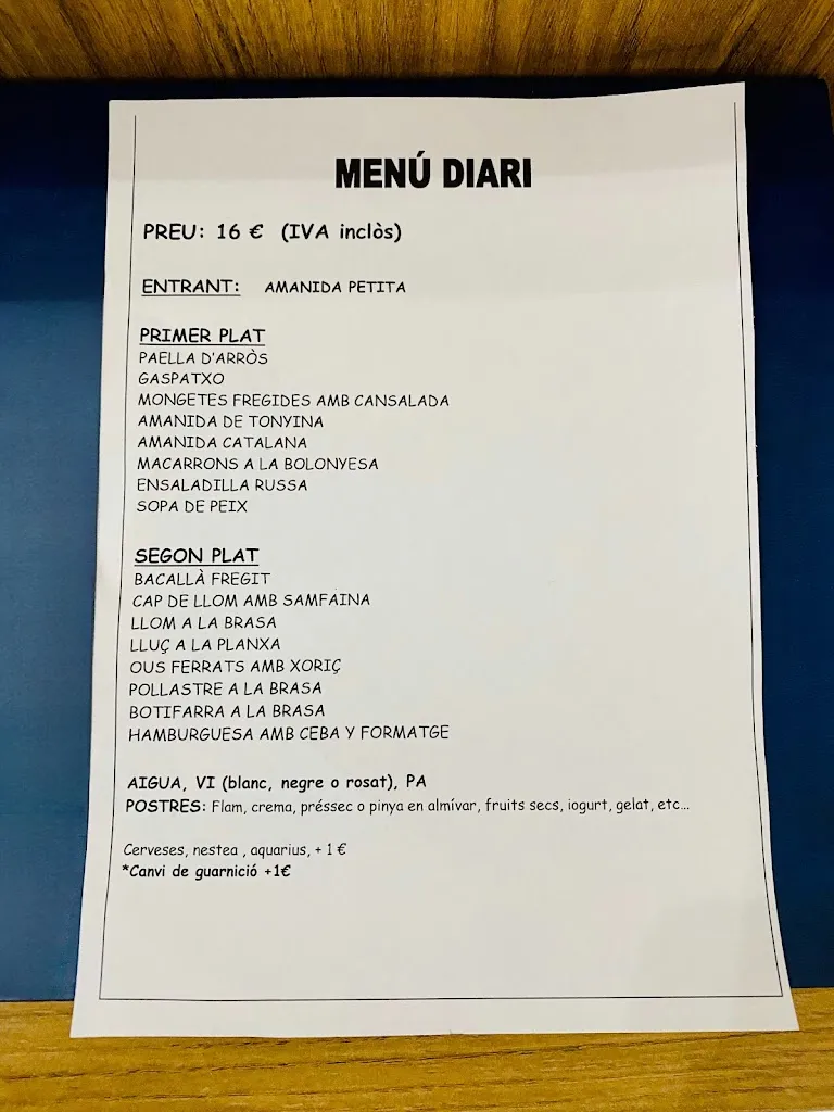 Menu_BAR RESTAURANT CAN GURT S.L._Santa Coloma de Farners_image_1