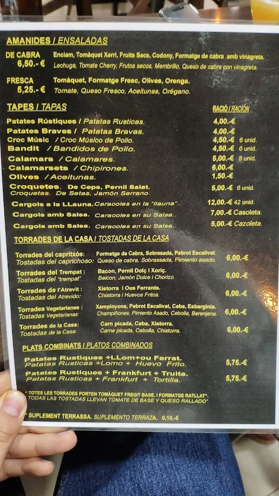 Menu_El Mini Cafè Braseria_Santa Coloma de Farners_image_1