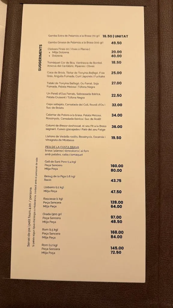 Menu_Casa Teva Restaurant_Sant Feliu de Guíxols_image_1