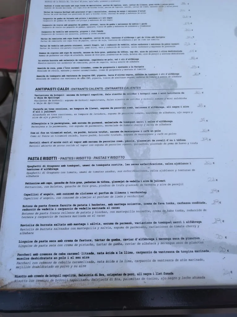 Menu_Nonna flo Ristorante Trattoria Moderna_Sant Feliu de Guíxols_image_4