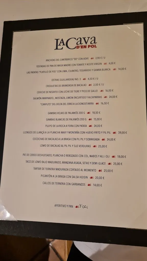 Menu_La cava d'en Pol_Sant Feliu de Guíxols_image_4