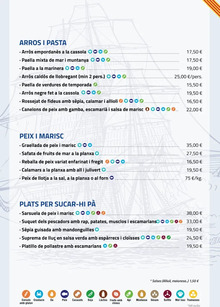 Menu_La Proa Restaurant_Sant Feliu de Guíxols_image_2