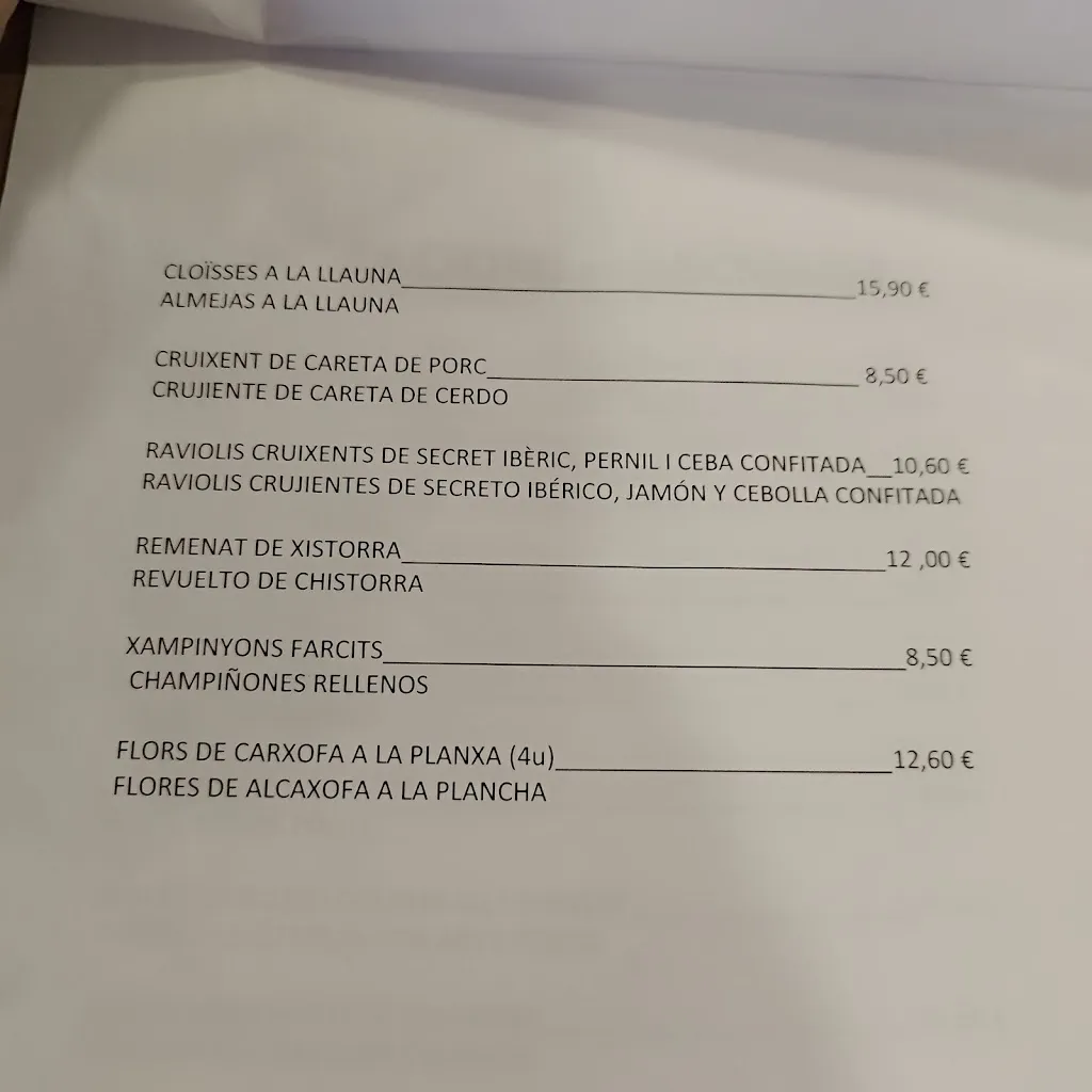 Menu_Restaurant Braseria El Molí de Vent_Sant Feliu de Guíxols_image_1