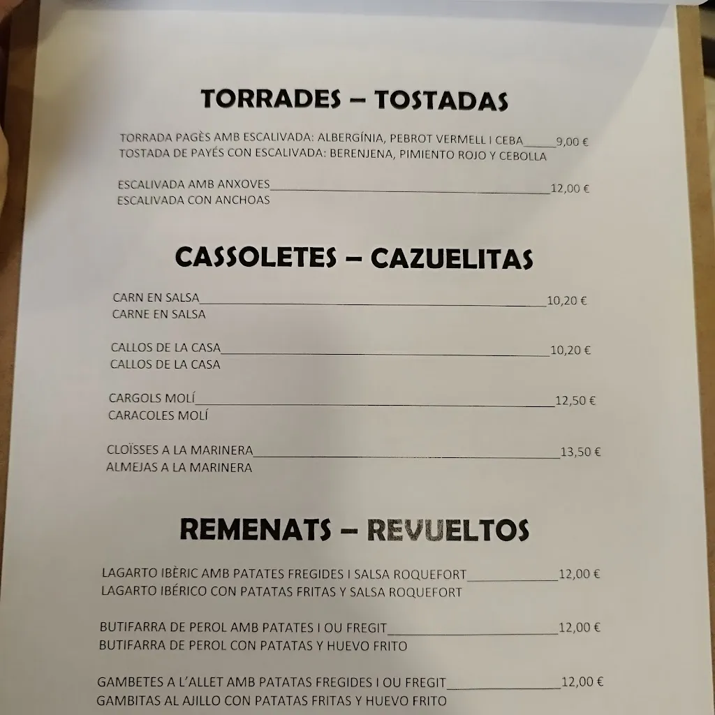 Menu_Restaurant Braseria El Molí de Vent_Sant Feliu de Guíxols_image_3