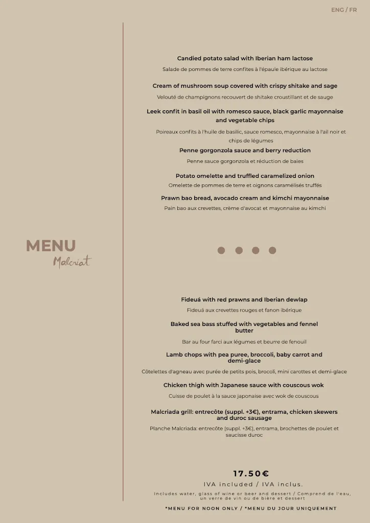 Menu_Malcriat_Sant Feliu de Guíxols_image_1
