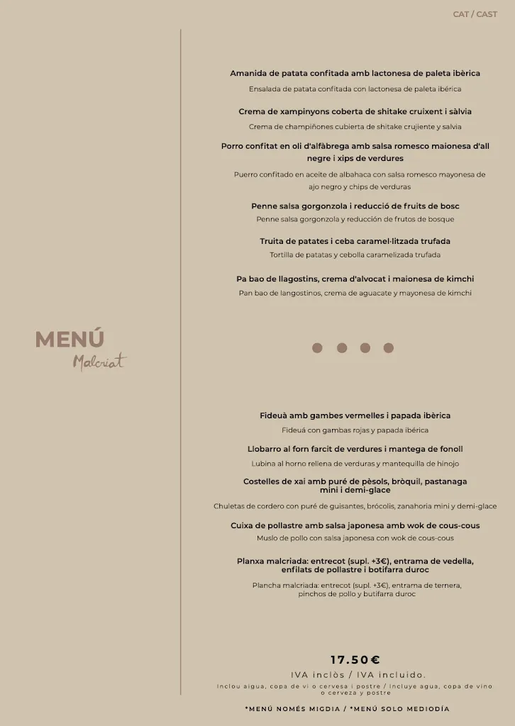 Menu_Malcriat_Sant Feliu de Guíxols_image_2
