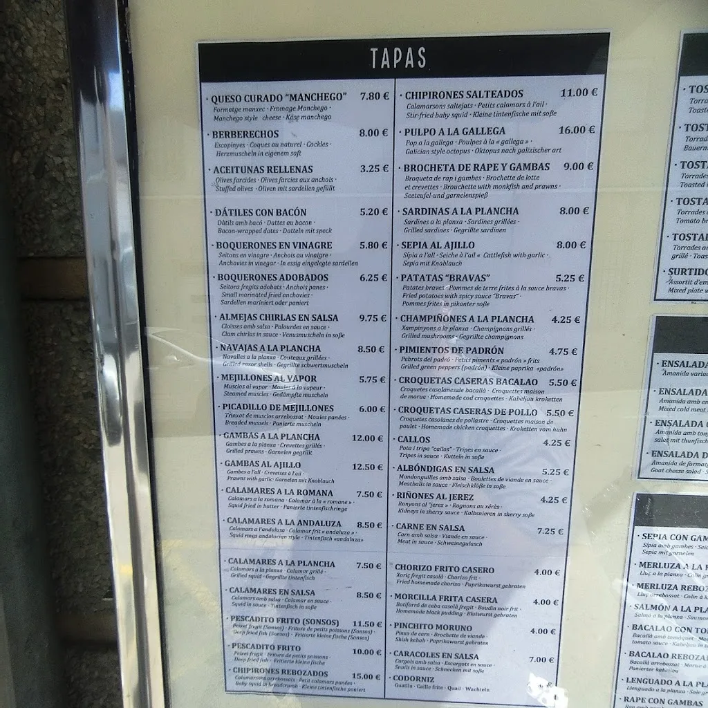 Menu_Restaurant Bar Extremeño_Sant Feliu de Guíxols_image_2