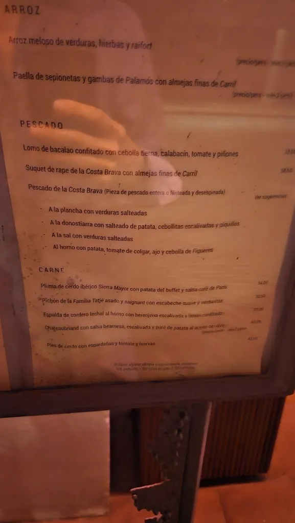 Menu_Restaurant Villa Mas_Sant Feliu de Guíxols_immagine_4