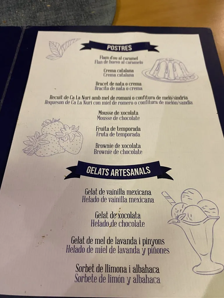 Menu_Cau del Pescador_Sant Feliu de Guíxols_image_2