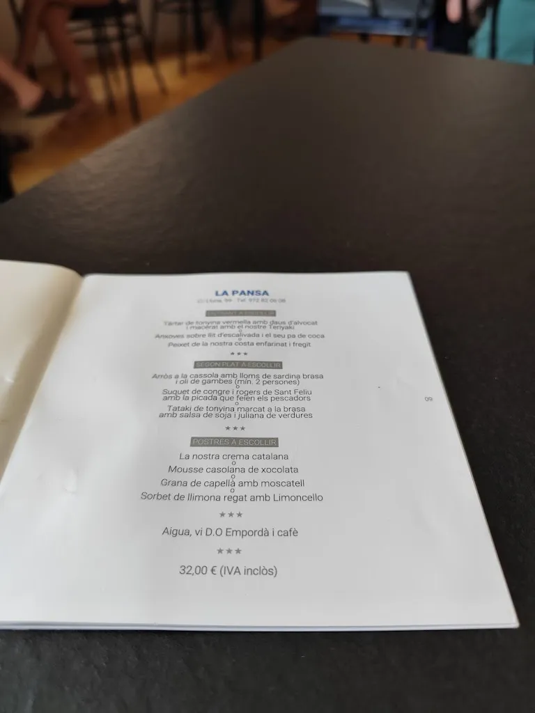 Menu_Restaurant La Pansa_Sant Feliu de Guíxols_image_4