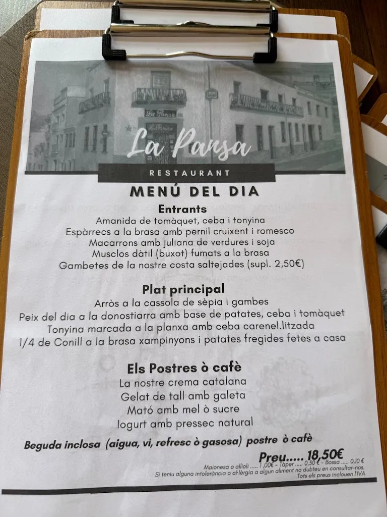 Jacinto Benitez_Restaurant La Pansa_Sant Feliu de Guíxols_review