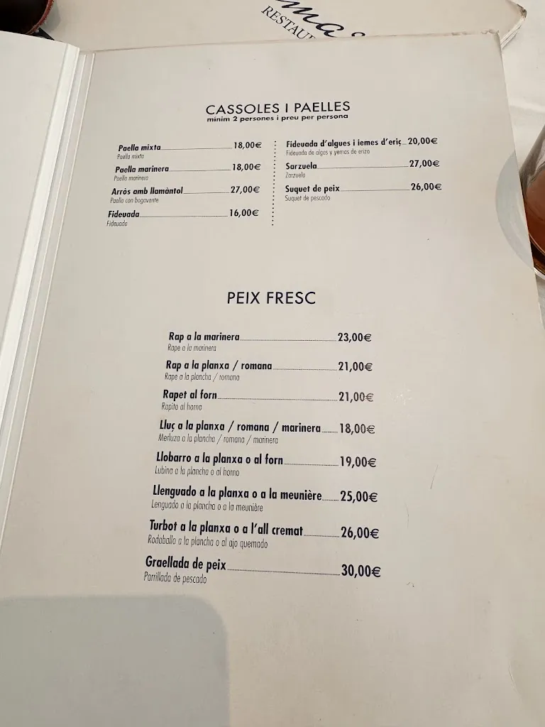Menu_RESTAURANT VORAMAR S'AGARÓ_Sant Feliu de Guíxols_image_4