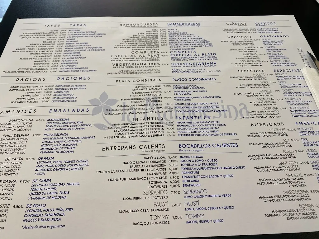 Menu_La Marquesina_Sant Feliu de Guíxols_immagine_4