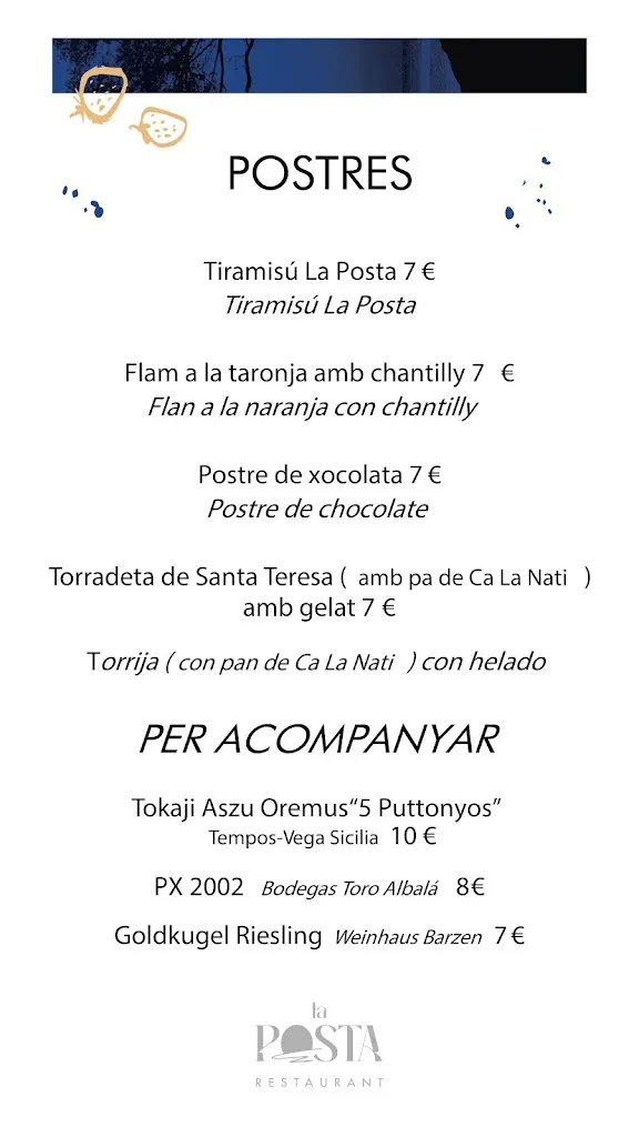 Menu_La Posta_Sant Feliu de Guíxols_image_1