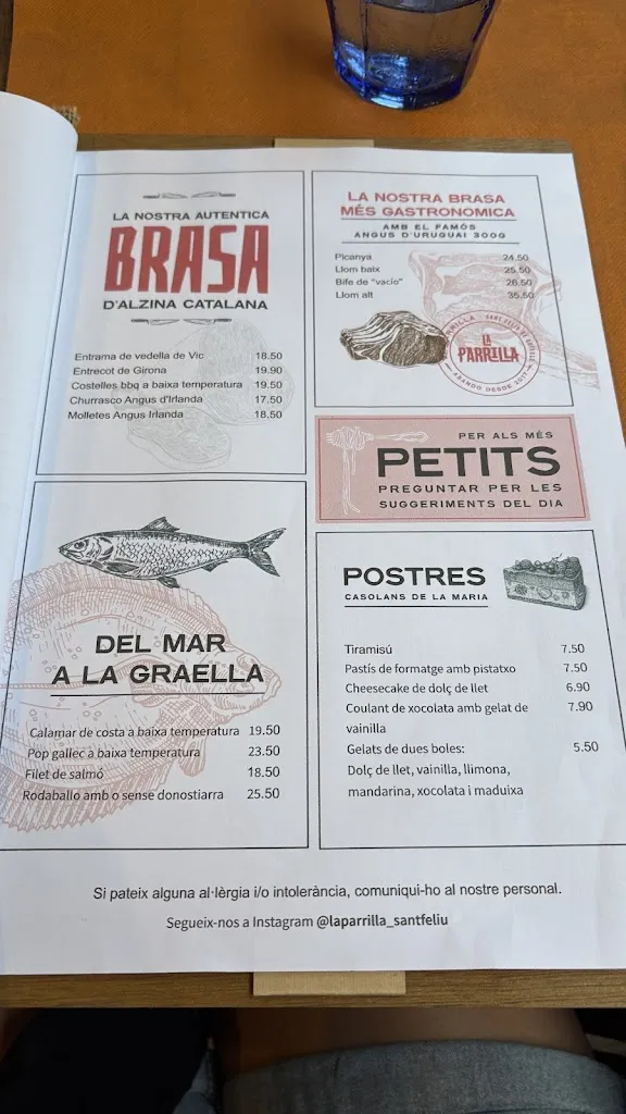 Menu_La Parrilla_Sant Feliu de Guíxols_image_2