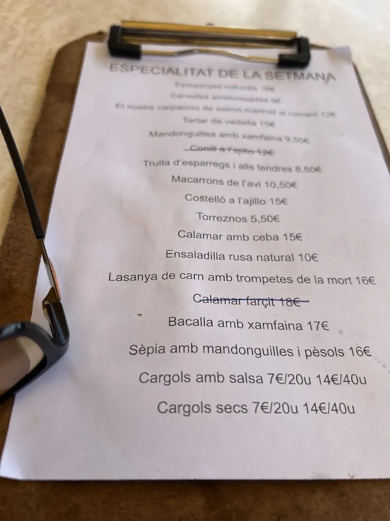 Menu_Bar El Corsari_Sant Feliu de Guíxols_immagine_1