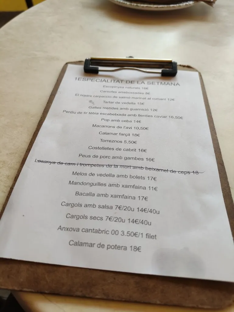 Menu_Bar El Corsari_Sant Feliu de Guíxols_immagine_2