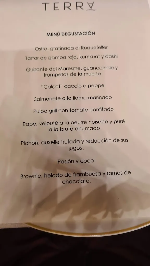 Menu_Restaurant Terra_Sant Feliu de Guíxols_image_1