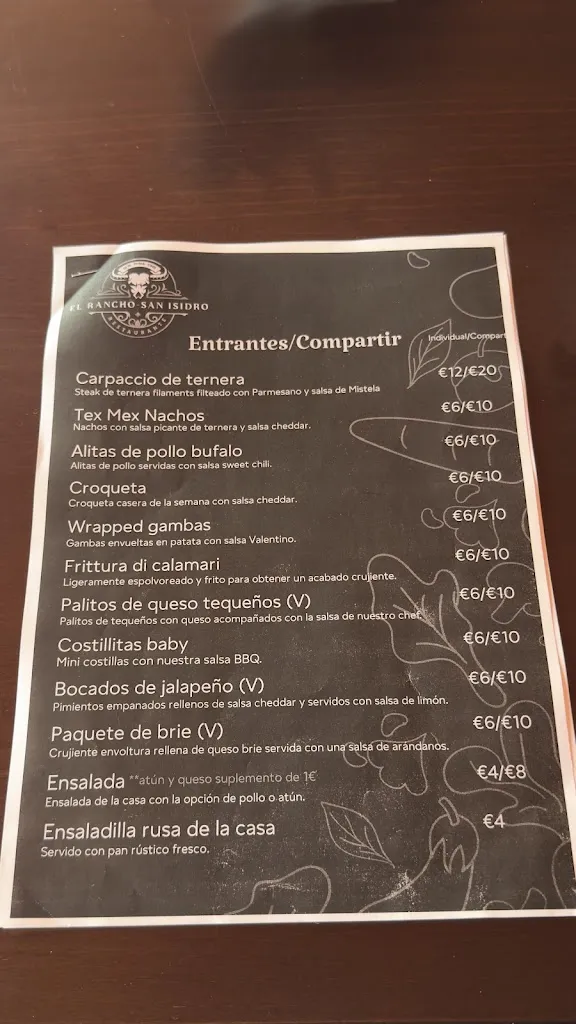 Menu_El Rancho - San Isidro_Albatera_image_3