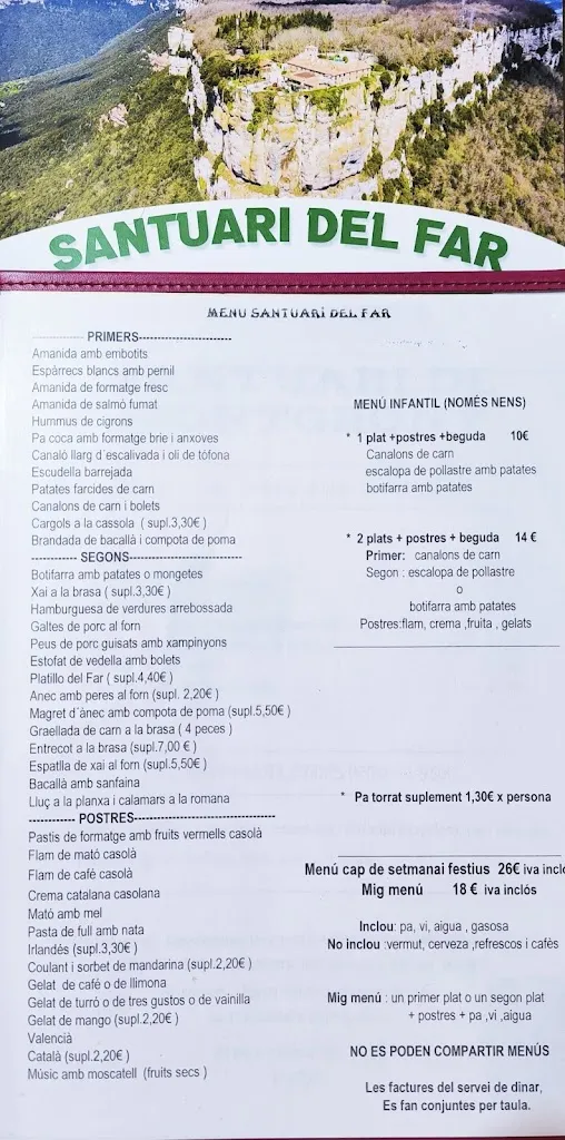 Menu_Sanctuary of Far_Susqueda_image_2