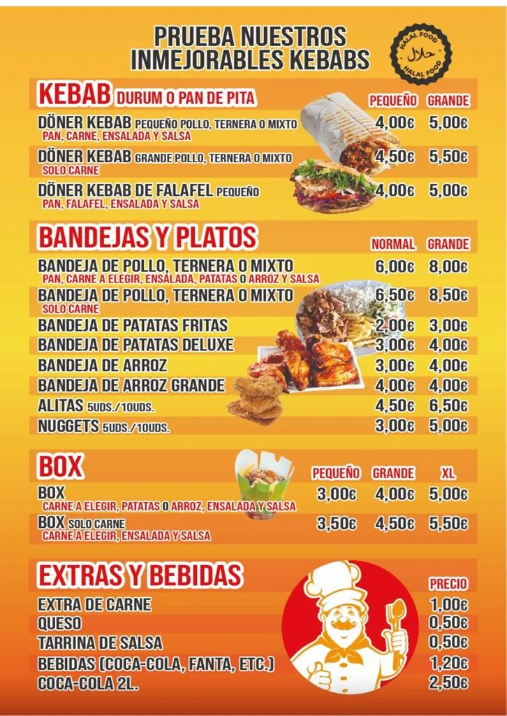 Menu_King Pak Doner Kebab_Albatera_image_1