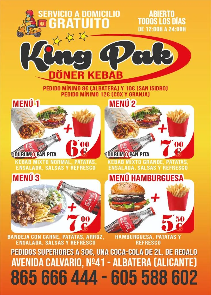 Menu_King Pak Doner Kebab_Albatera_image_2