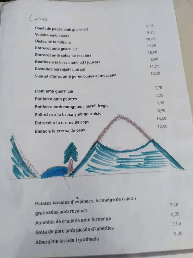 Menu_Restaurant Pirineu_Setcases_image_3